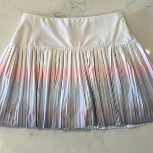 Lucky In Love Women's Mystique Ombre Pleated Skirt nwot
